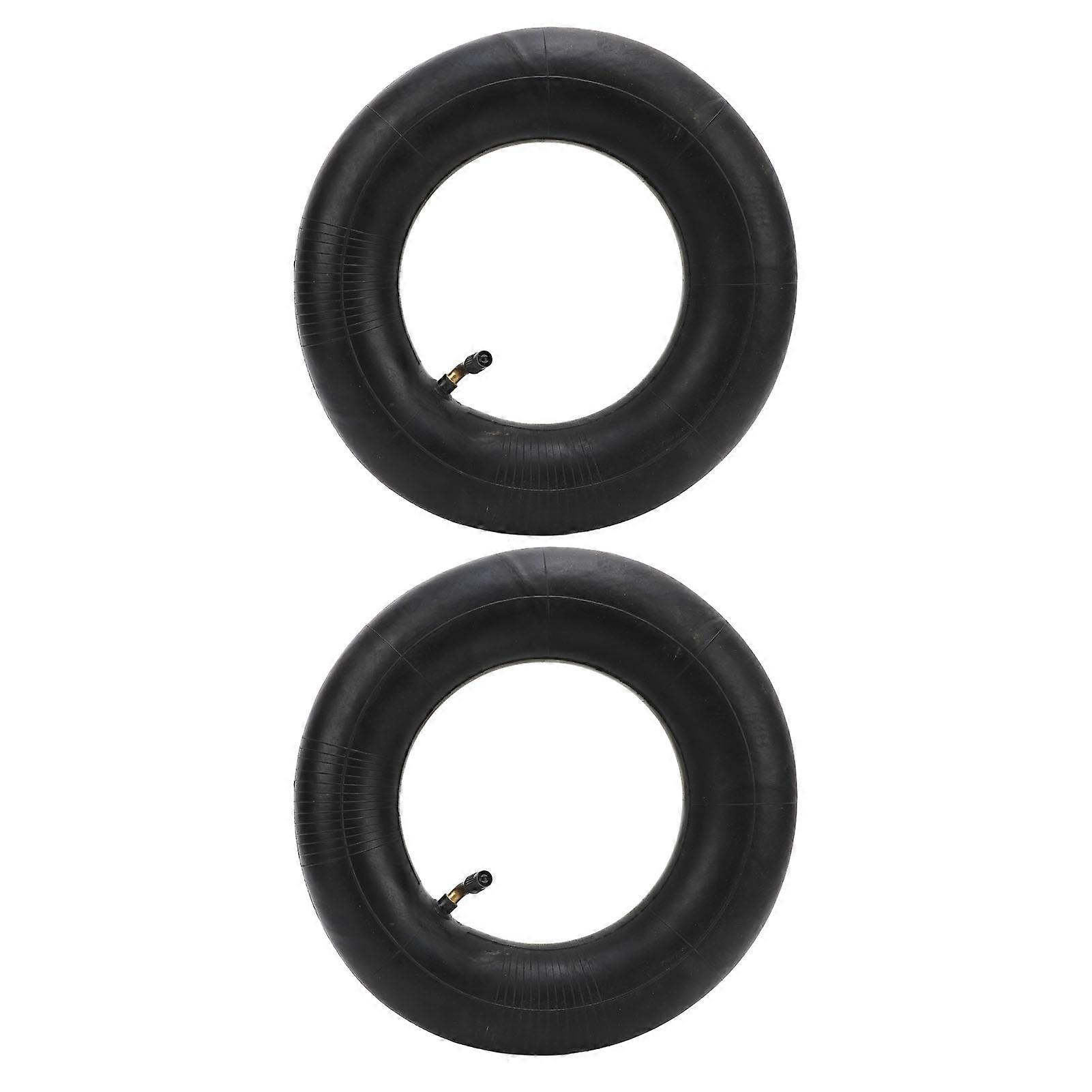 2 Pcs 110/90‑6.5in Replacement Inner Tubes with Bent Valve Stem Rubber for MTA1 MTA2 GP‑RSR 38cc 47cc 49cc Mini Pocket Cycle 