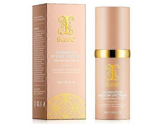 Foundation 4 in 1 with SPF 50+, Hydrating Color Changing Foundation Light Spectrum,Waterproof Foundation Create Natural Makeup
