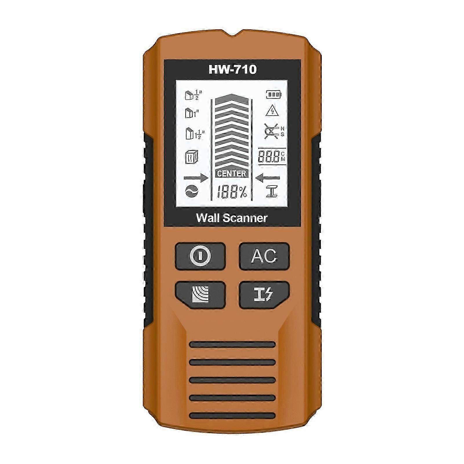 HW-710 Wall Scanner Stud Detector, Fast-Acting Wires Pipe Power Detector Studs Metal Finder Tool