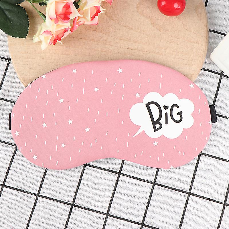 Cotton Cartoon Eye Cover Sleeping Aid Mask Creative Eyepatch Sleep Eyeshade