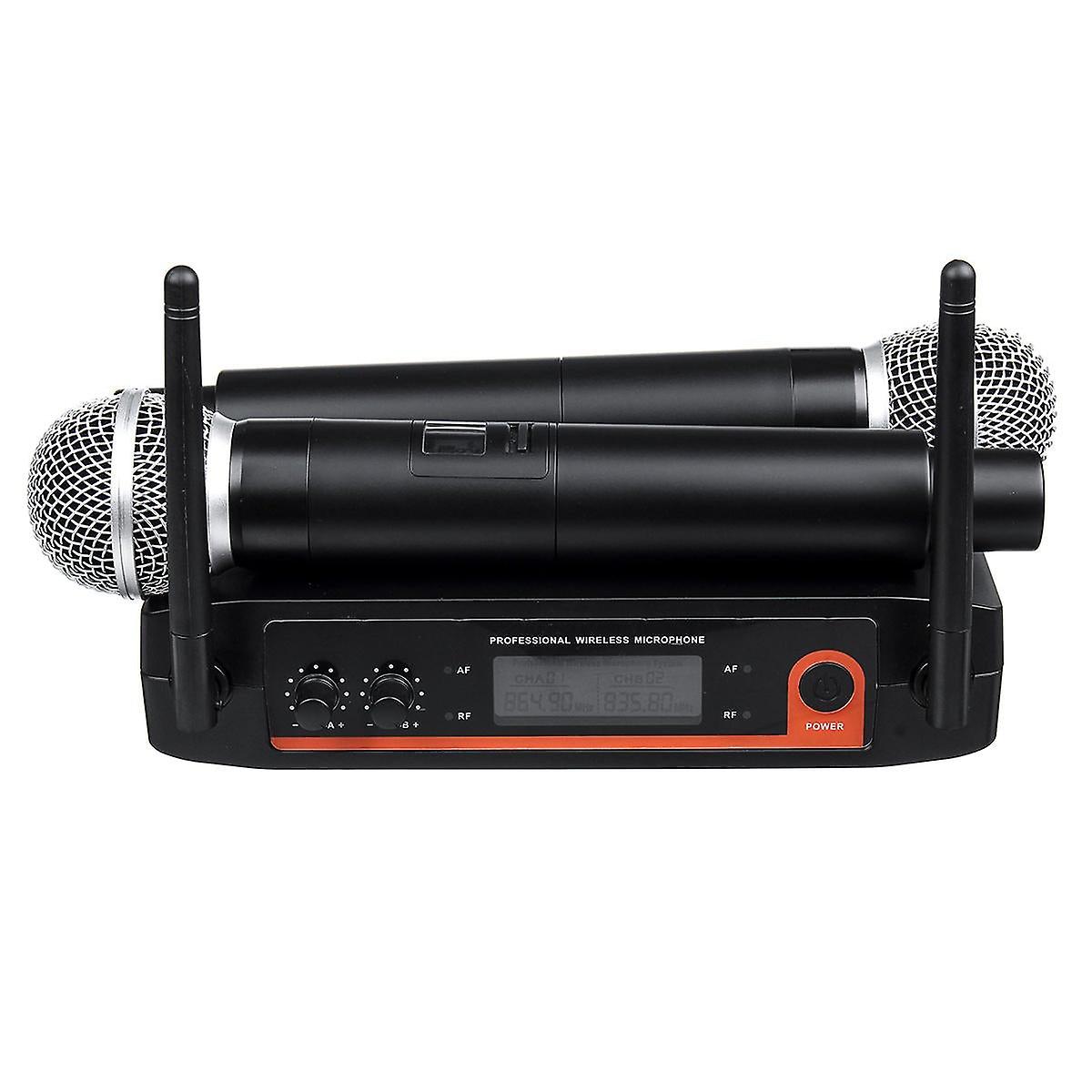 Dynamic Coil Wireless Handheld Microphone System For Kraoke Speech Party