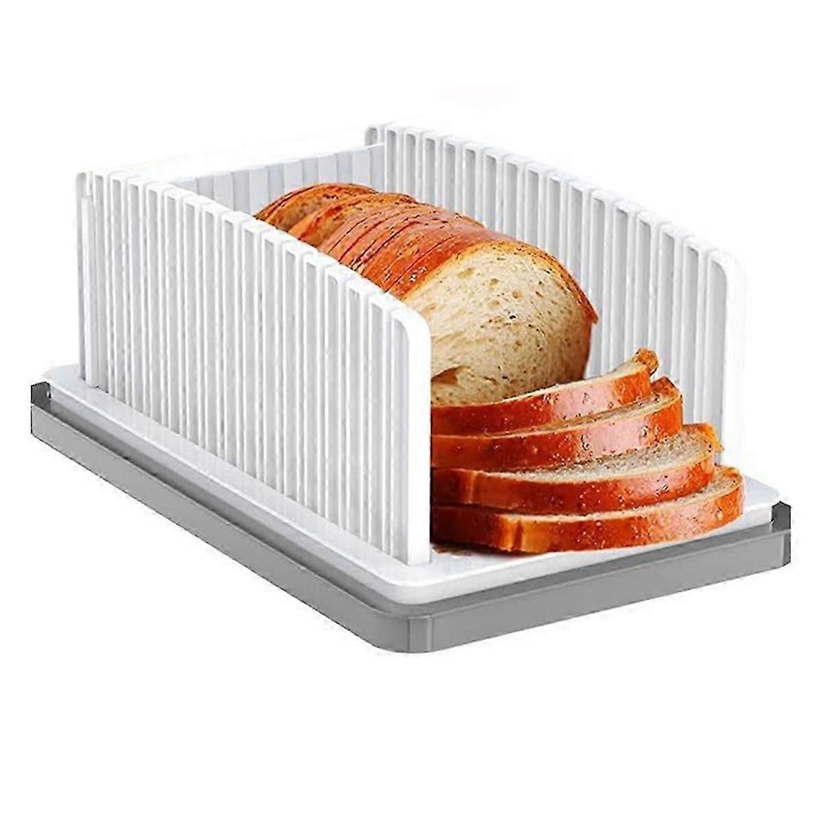 Adjustable Bread Slicer,Multifunctional Toast Loaf Slicing Machine, Bread Cutting Guide for Homemade
