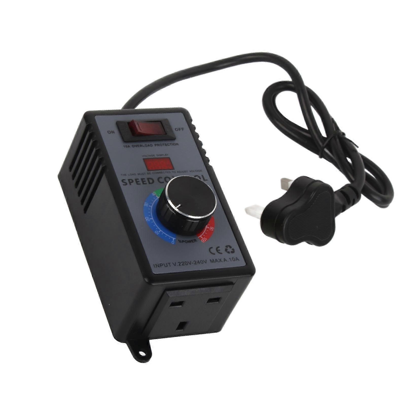 Motor Speed Controller 0‑ Output Variable Fan Speed Regulator with Overload Protection