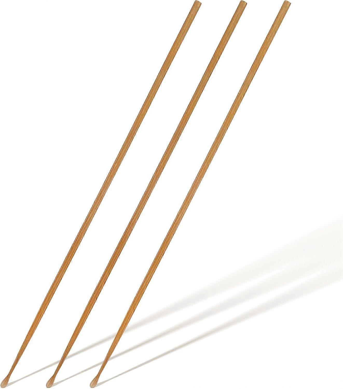 3PCS Handcrafted Coal Bamboo Ear Spoon, Ear Wax Removal Tool