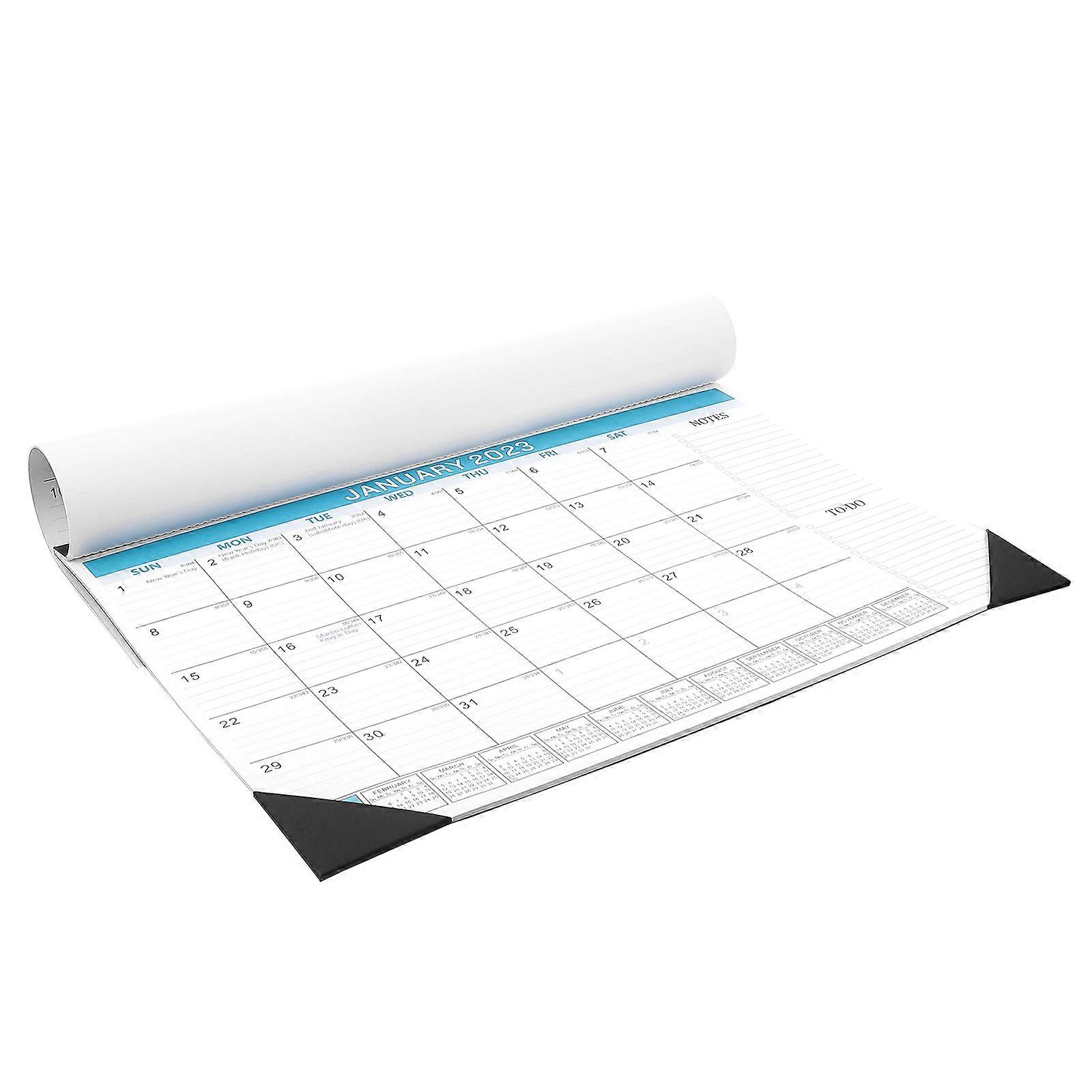 Schedule Planner Calendar For -taking Family Calendars 43x35cm Blue 1Pack