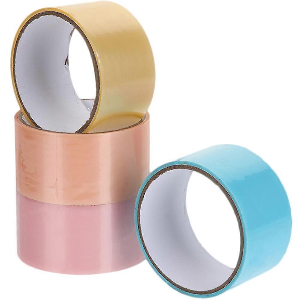 Extra Wide Adhesive Tapes 4 Rolls Sticky Ball Tapes for Decompression, Creative Crafts & Fun DIY Projects