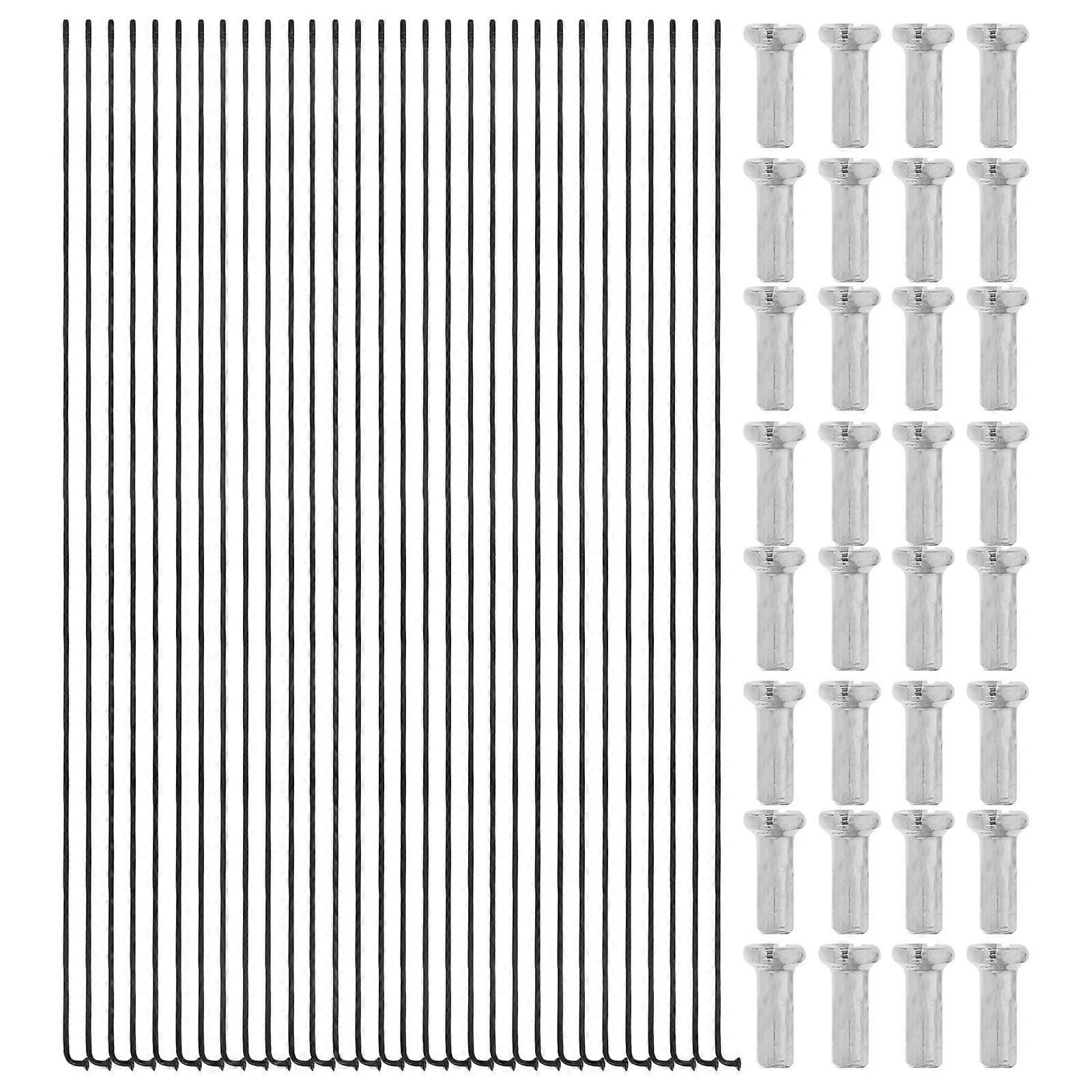 Steel Spokes Mountain Bike Bicycle Maintenance Round Durability 36Pack