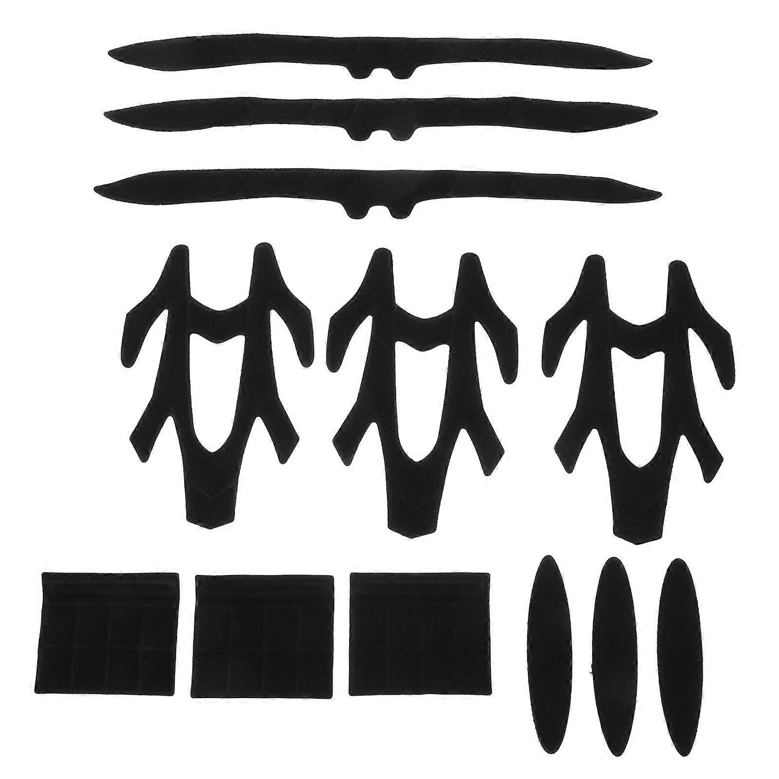 Bike Helmet Pads Replacement Foam Padding Kit For Bicycle Scooter Skateboard Helmets Sweat Absorption Enhanced Safety 3Set