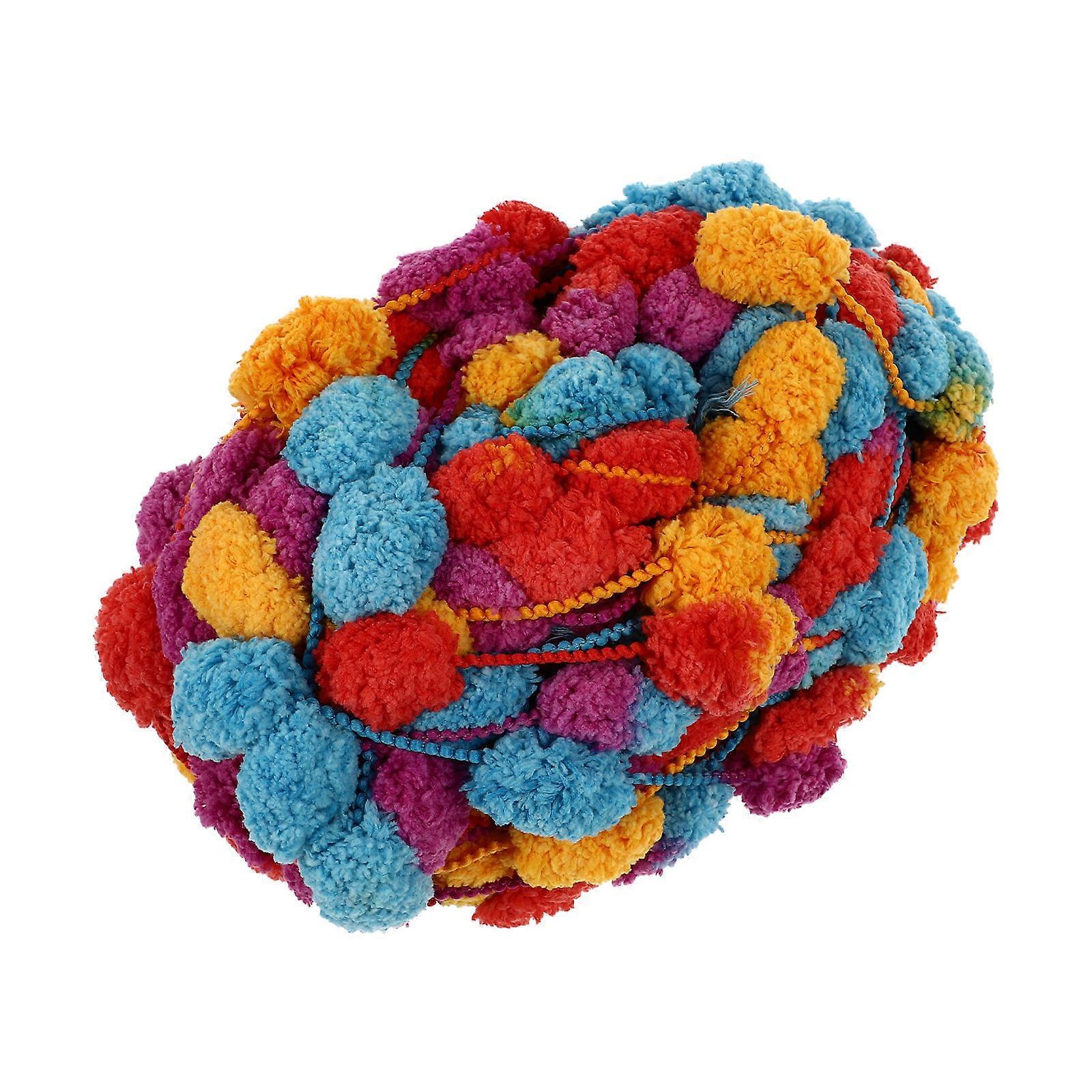DIY Woolen Yarn Multi Polyester Hand Knitting Yarn for Crafts Women Craft Enthusiasts 1 Roll