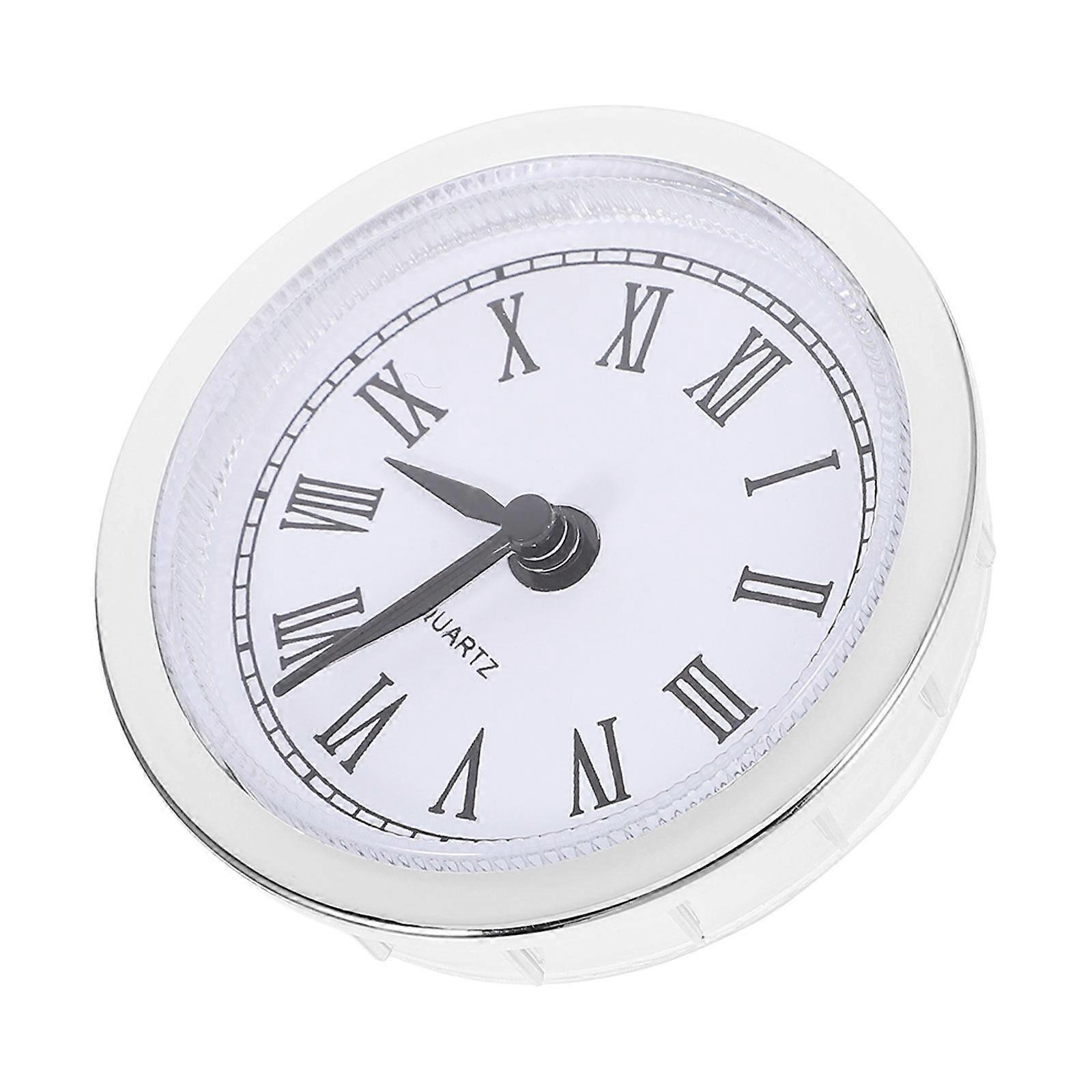 Quartz Clock Insert Timekeeping Home Decoration Diameter 61mm Installation Depth 11mm 1Pack