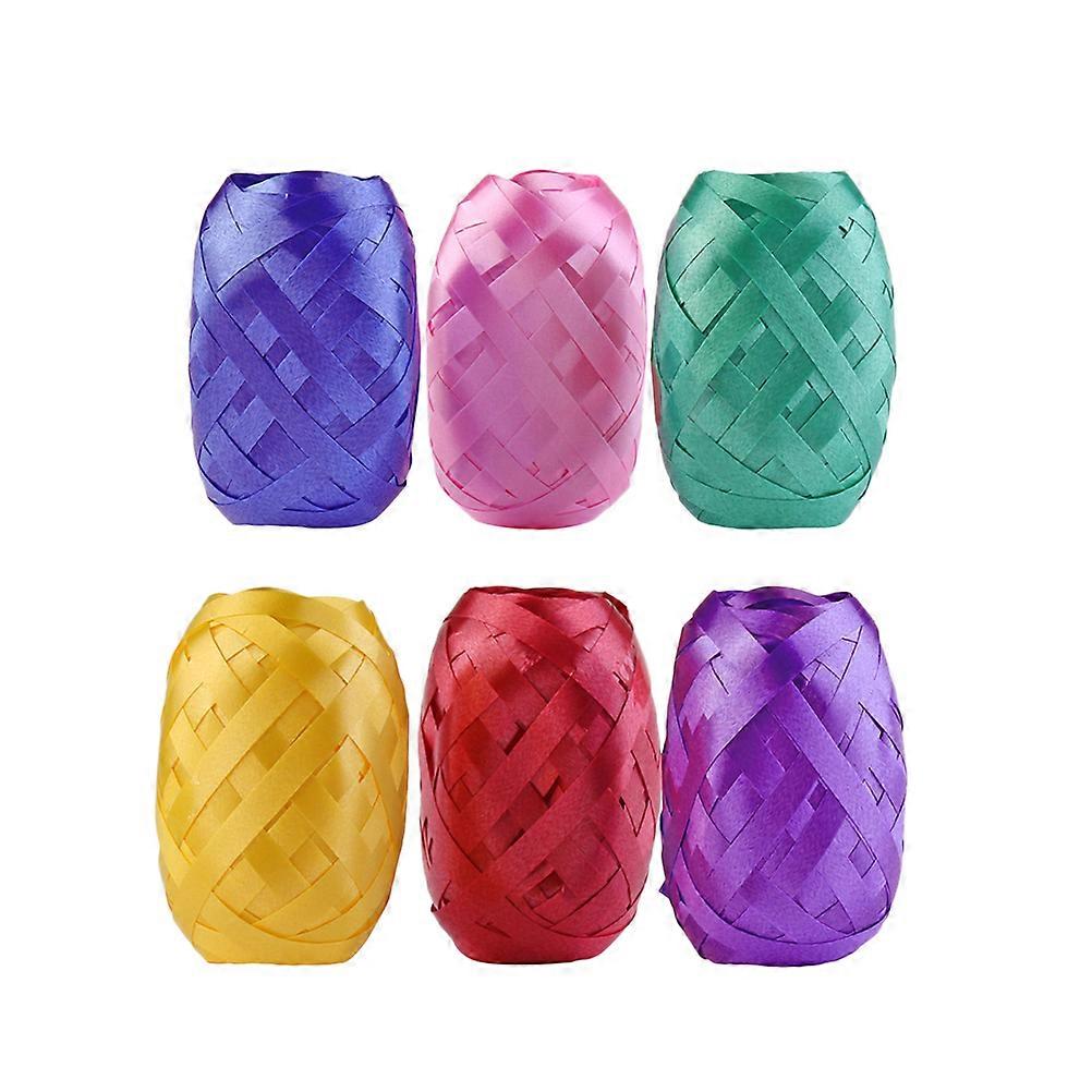 Assorted Ribbon Balloon Fastener present Decorative String Mixed Wedding 12Pcs