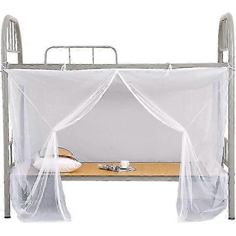 Mosquito Net 1.5 X 2m Fine Hole Student Dormitory White Bunk Bed