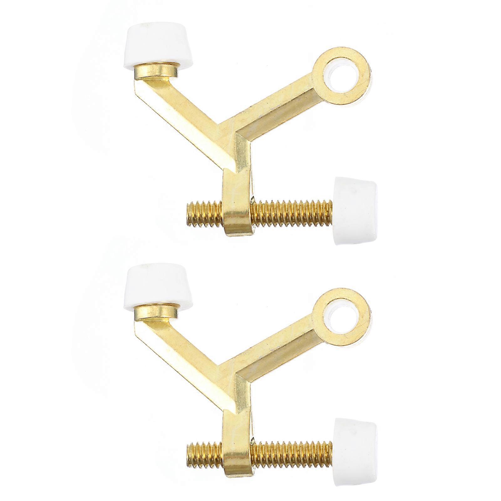 2pcs Door Stopper Zinc Alloy Buffer Holder Anti Collision