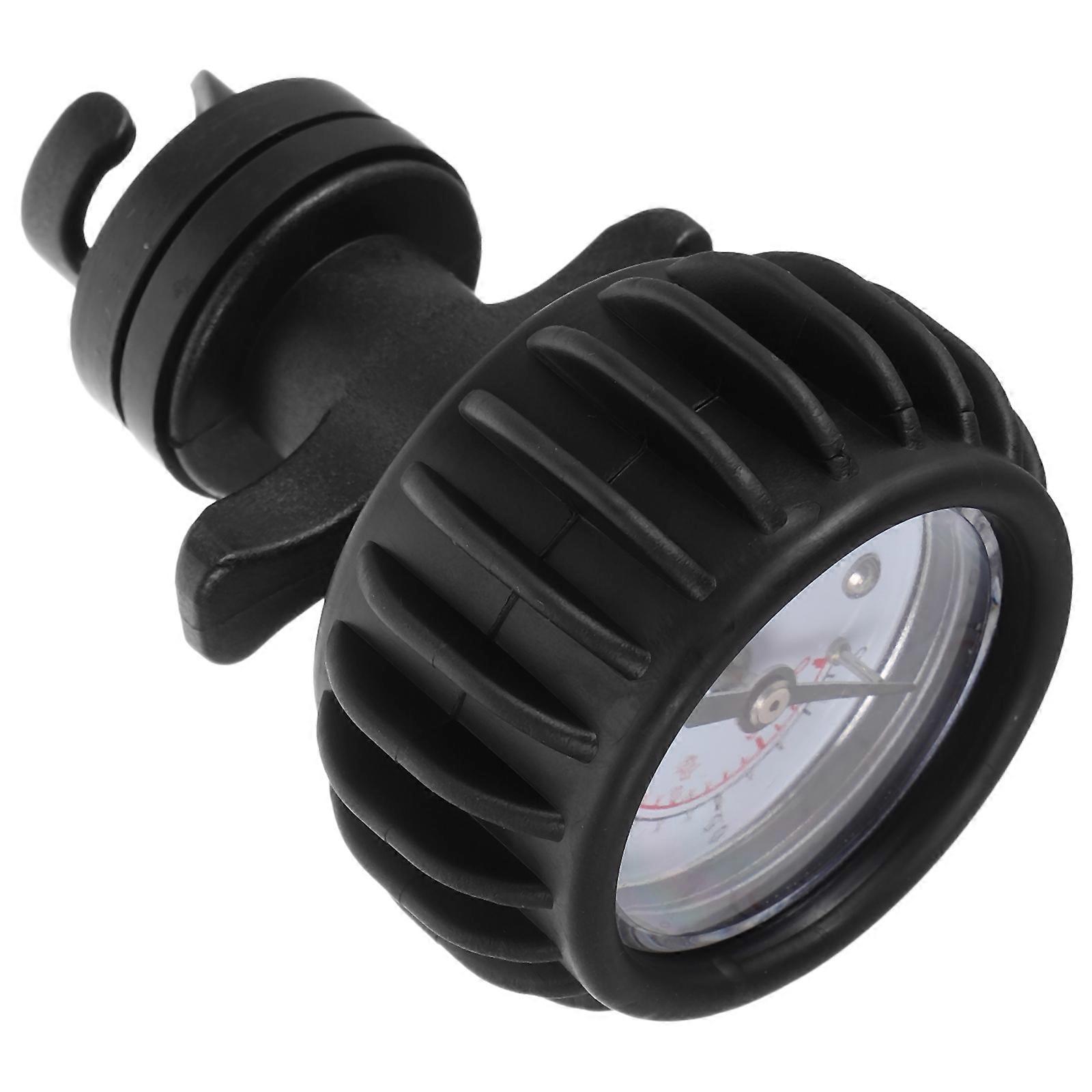 Universal kajak trykmåler sort måler lufttryk til gummibåd 1stk