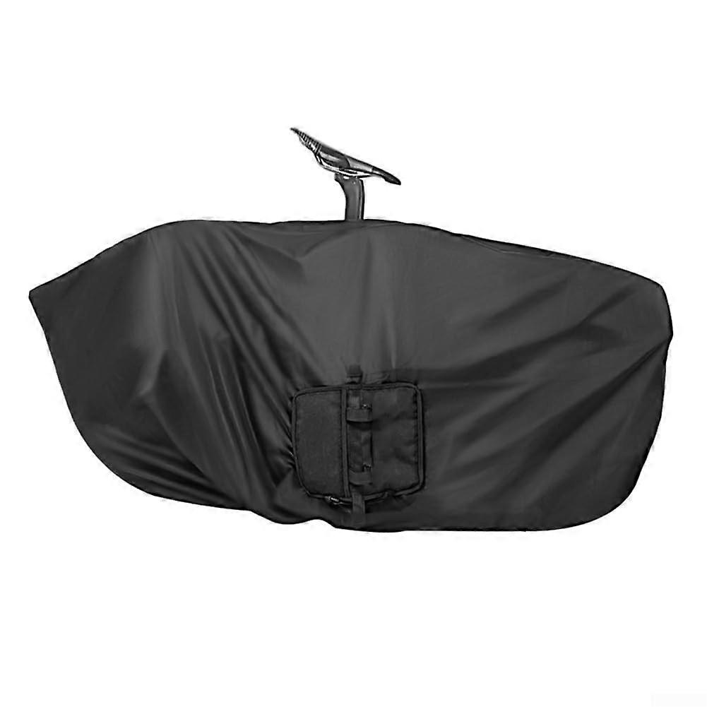 Triangular top tube storage solution for cyclists, made of waterproof Oxford fabric.