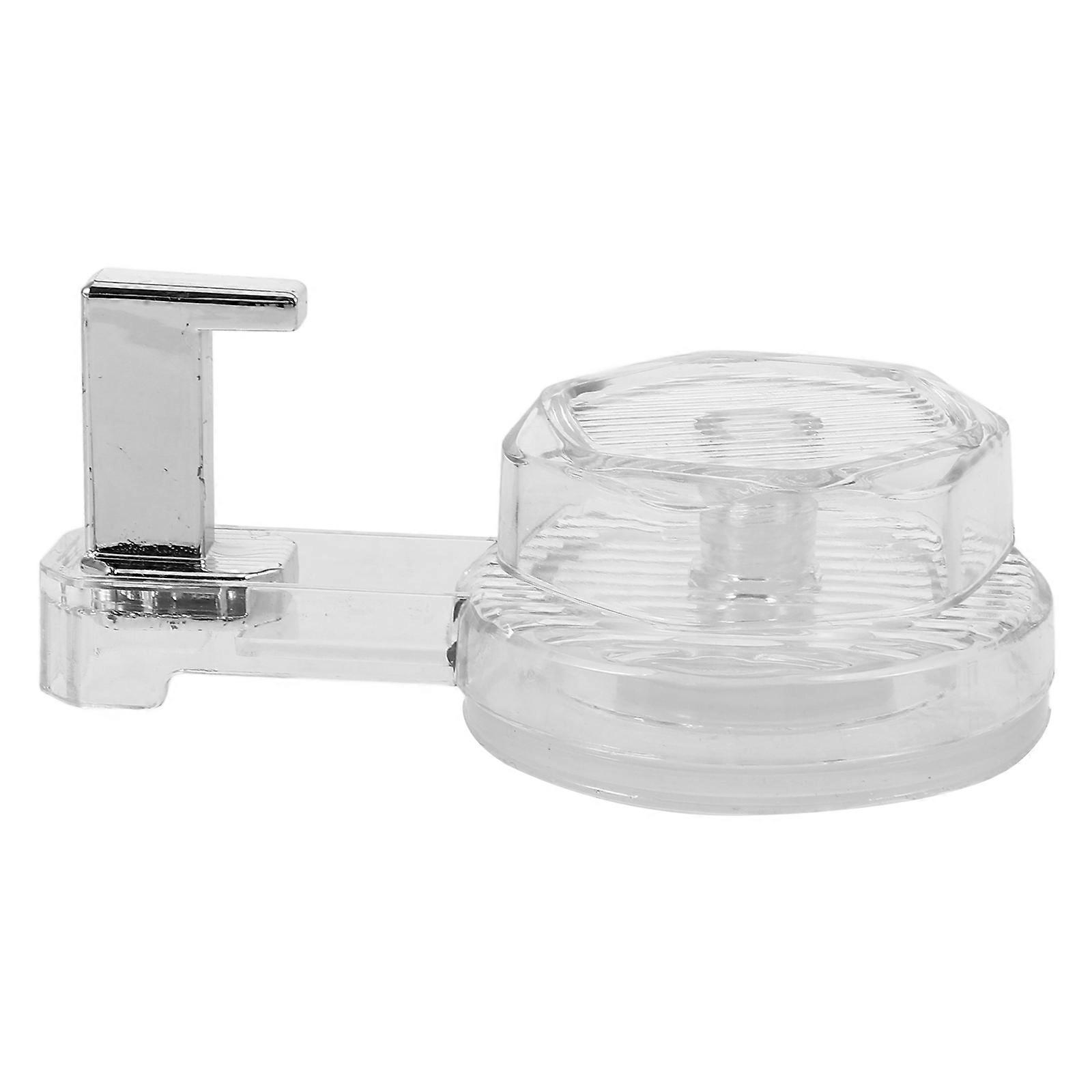 Suction Hooks Bathroom Suction Cups Transparent 9.50X6.00X3.00CM Storage Wall Hook 1Pack