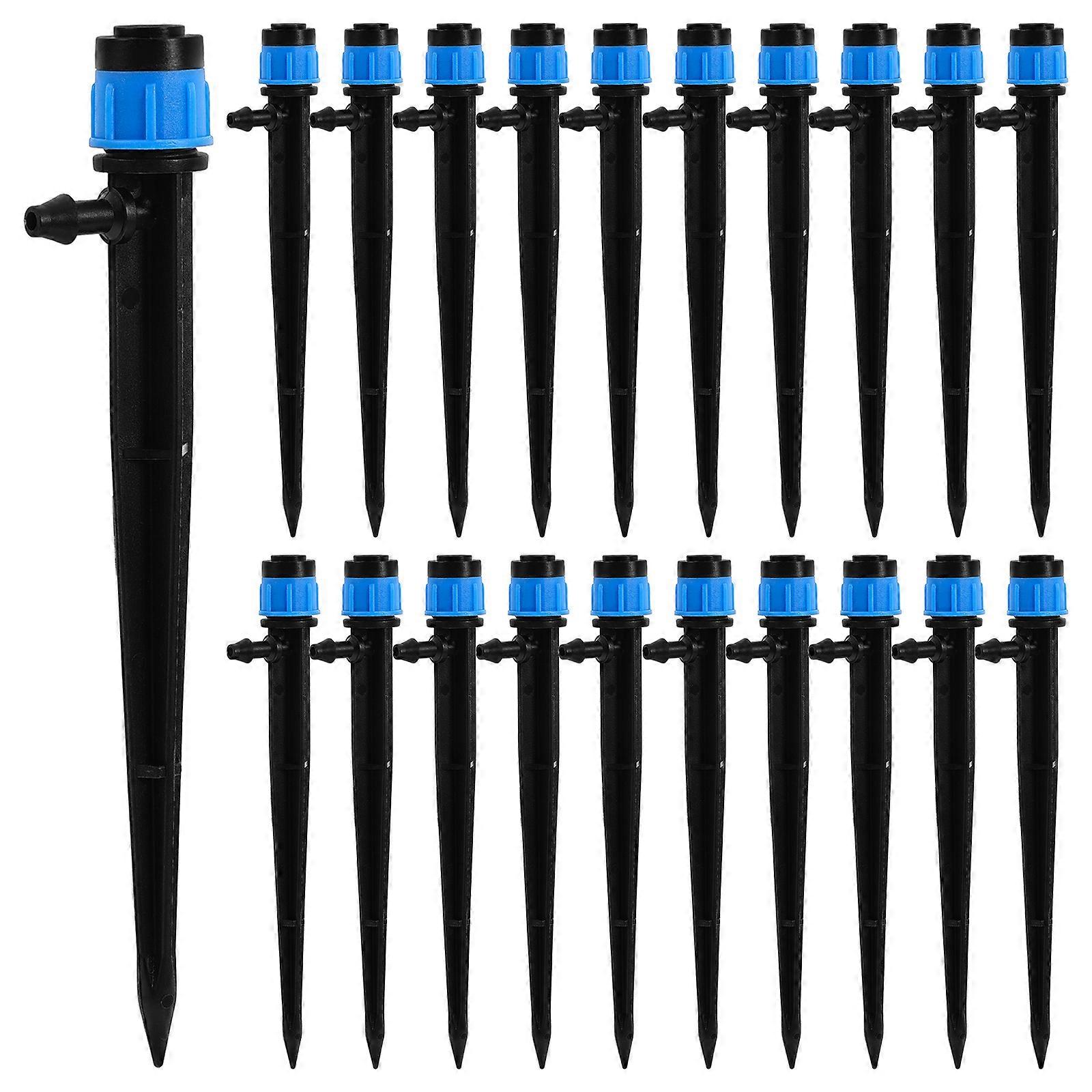 MLINS 50pcs Drippers for Drip Irrigation System Parts Stakes Emitters Watering Solution for Garden