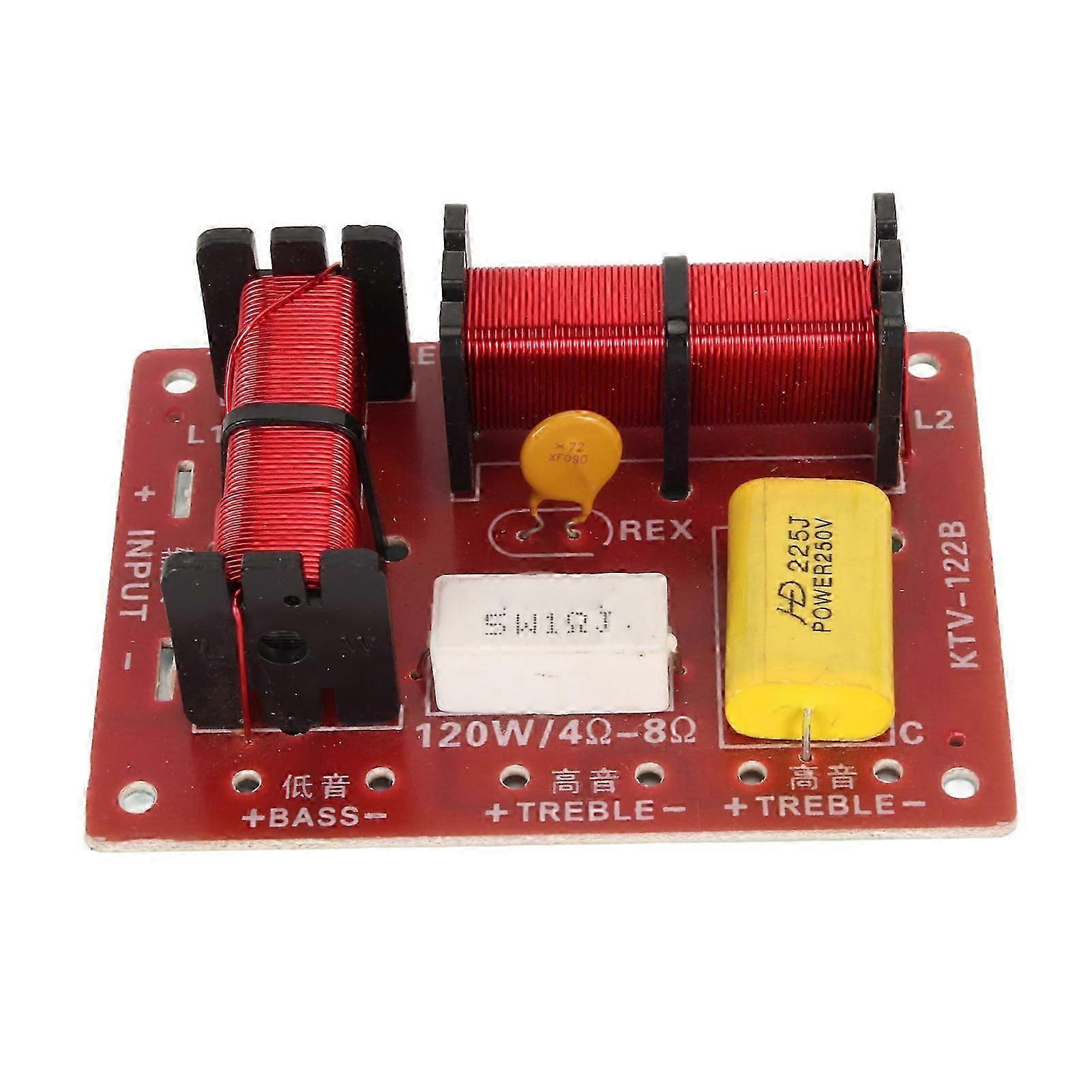 Speaker Frequency Divider 120W KTV Crossover Filter Two Treble and One Bass Divider Module