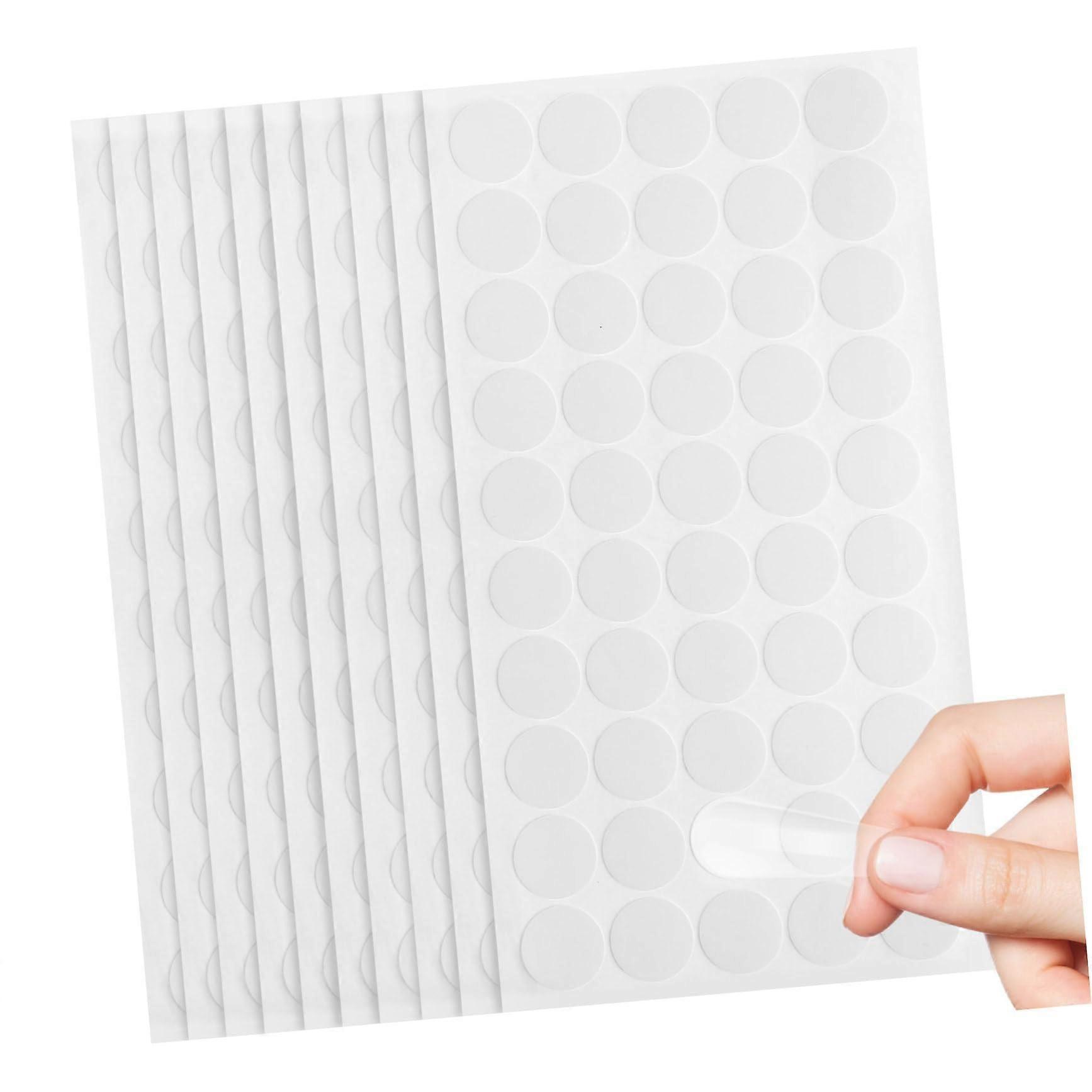 Balloon Tape for Arches 10 Sheets Double-Sided Adhesive Dots Wall Stickers Poster Adhesive Removable Clear