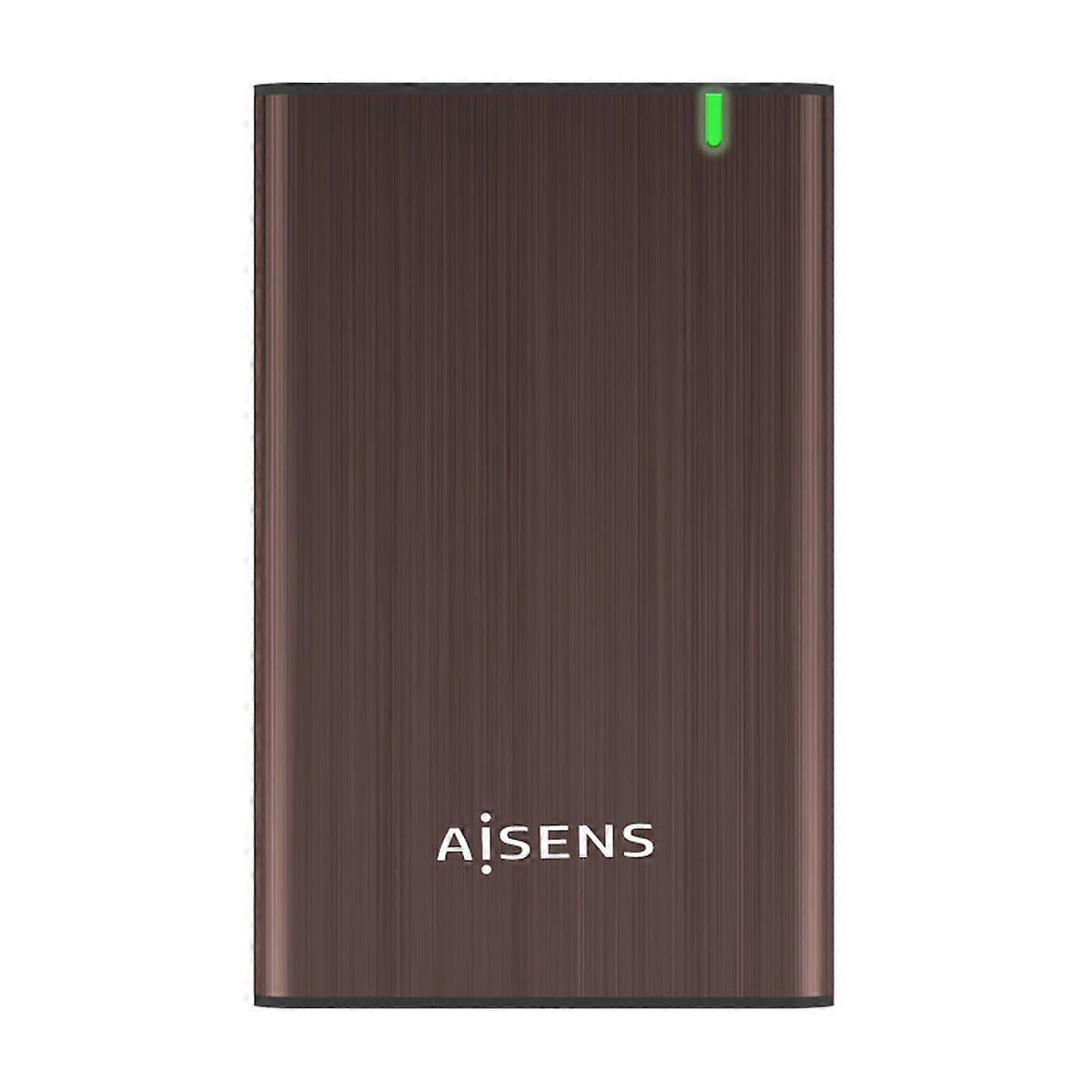 Hard drive case Aisens ASE-2525BWN Brown 2,5"