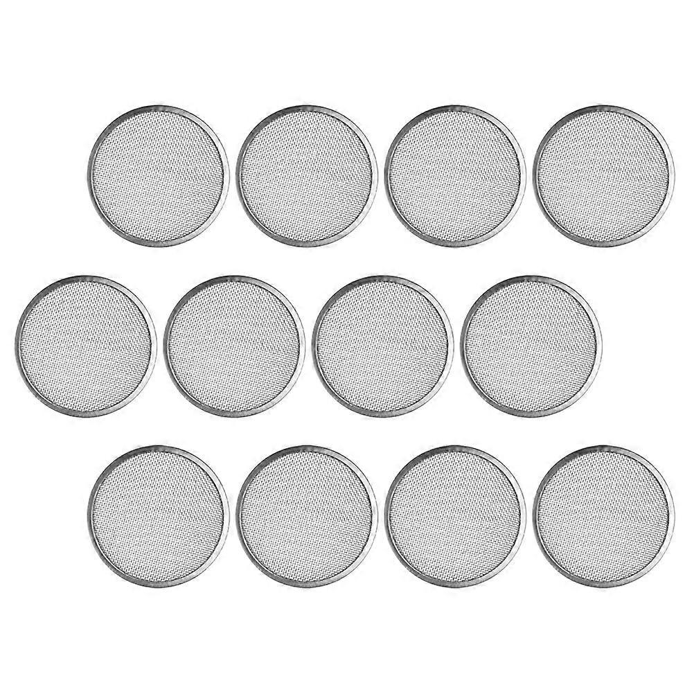 Mesh Jar Sprouting Strainer Lid Canning Supplies Kitchen Use Round Shape 12Pcs