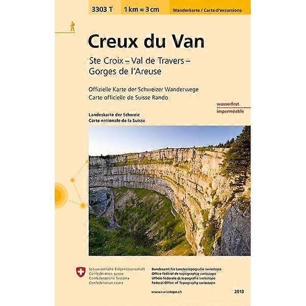 Creux Du Van Walking Map 3303t