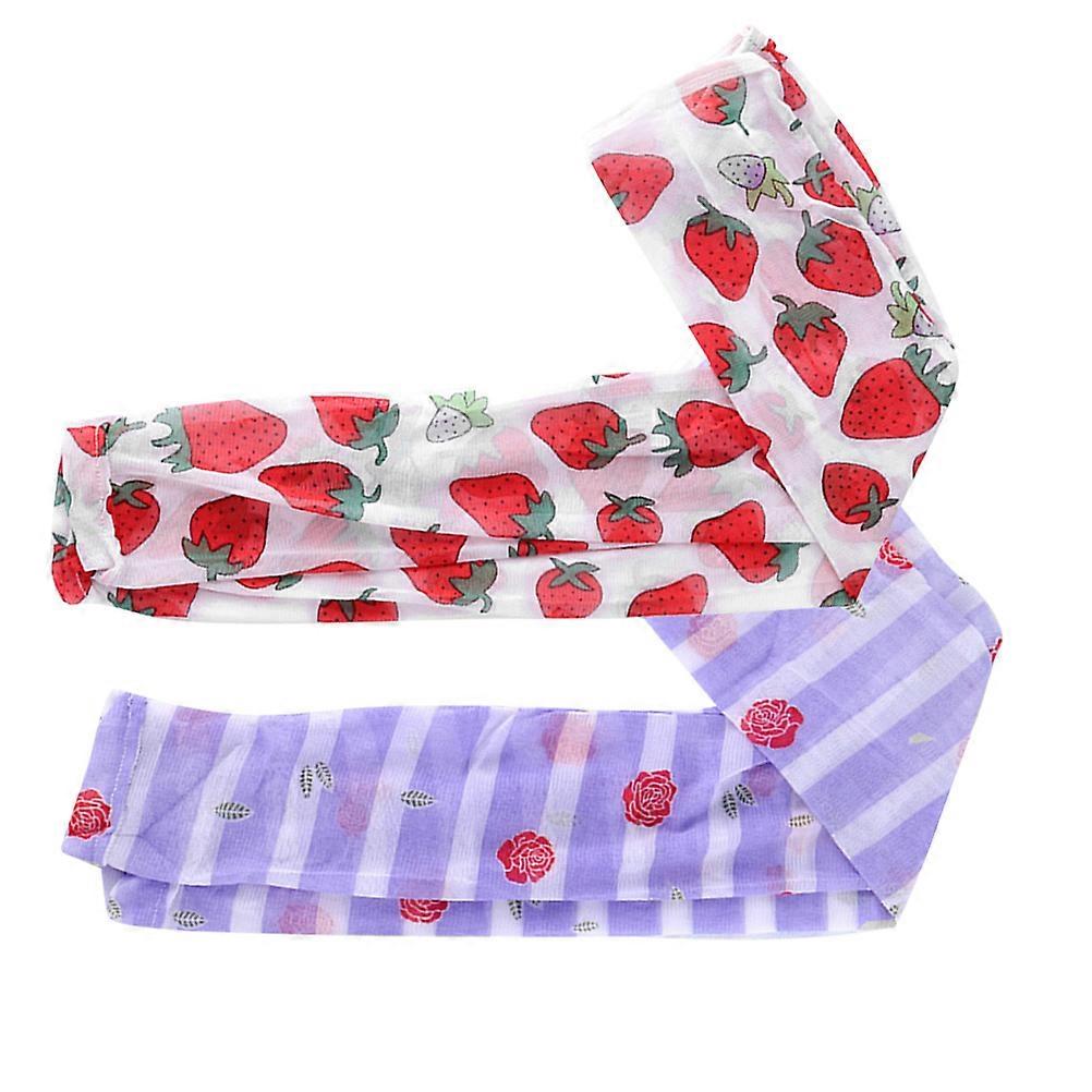 Cooling UV Protection Arm Sleeves Breathable Silk Sunblock for Cycling, Running, Golf, Yoga