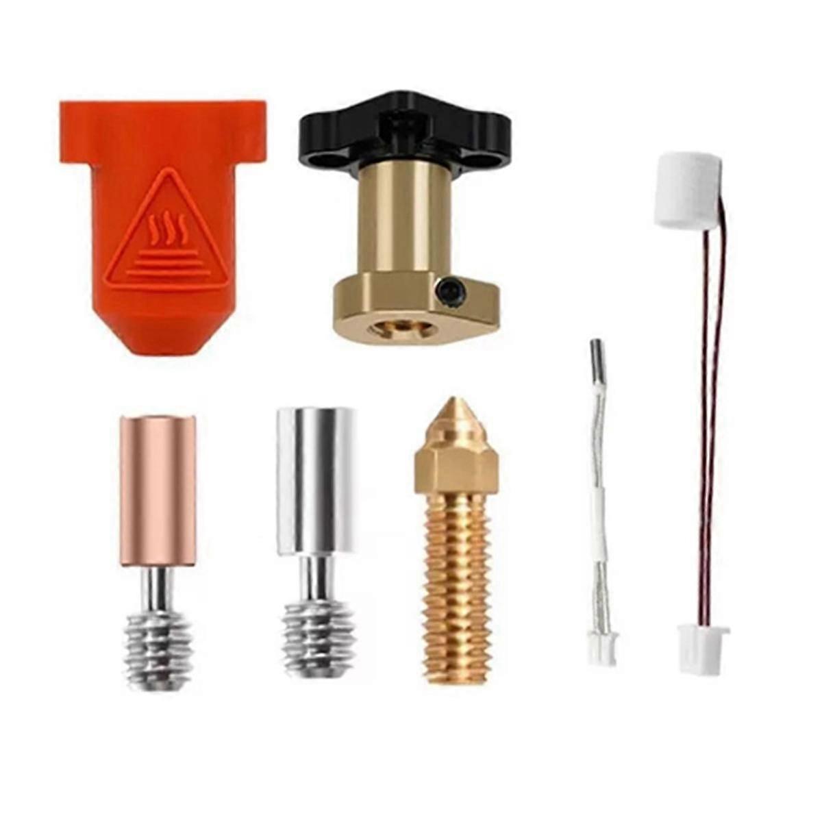 For K1 / K1 Max Hotend Kit Ceramic Heating Block Nozzle 300C Extruder High Speed for Hotend