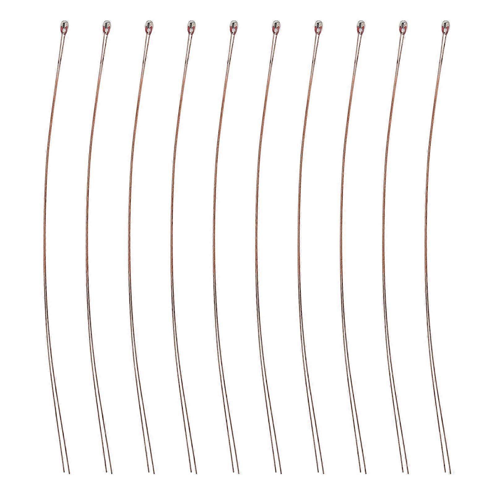 10pcs NTCK Thermistor Sensor for Printer Hot End – High Temperature Glass Sealed Sensor for Precise and Stable Temperature Measurement in Compact