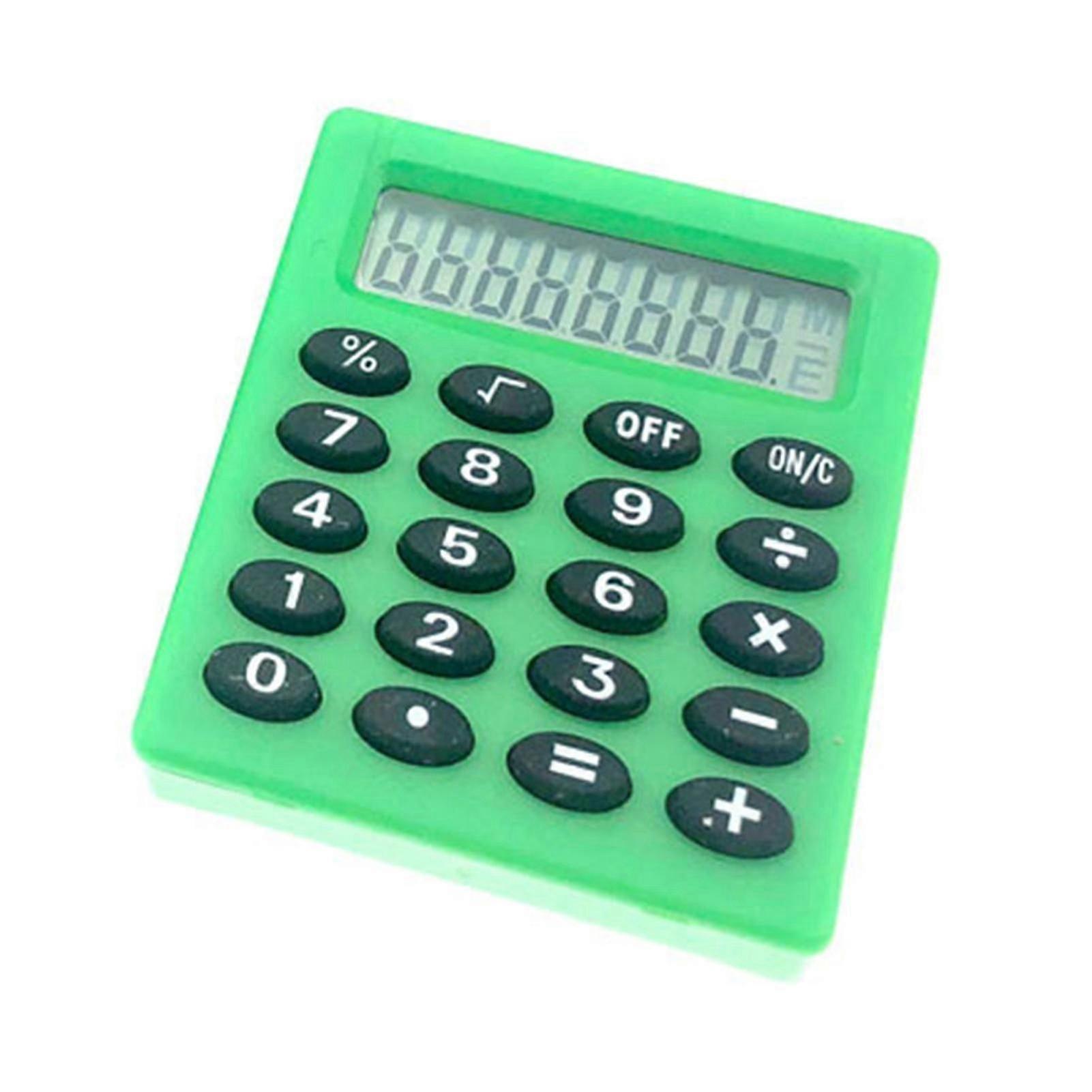 Portable 8-Digit Mini Calculator for Students and Office Supplies, Battery Powered with High Accuracy