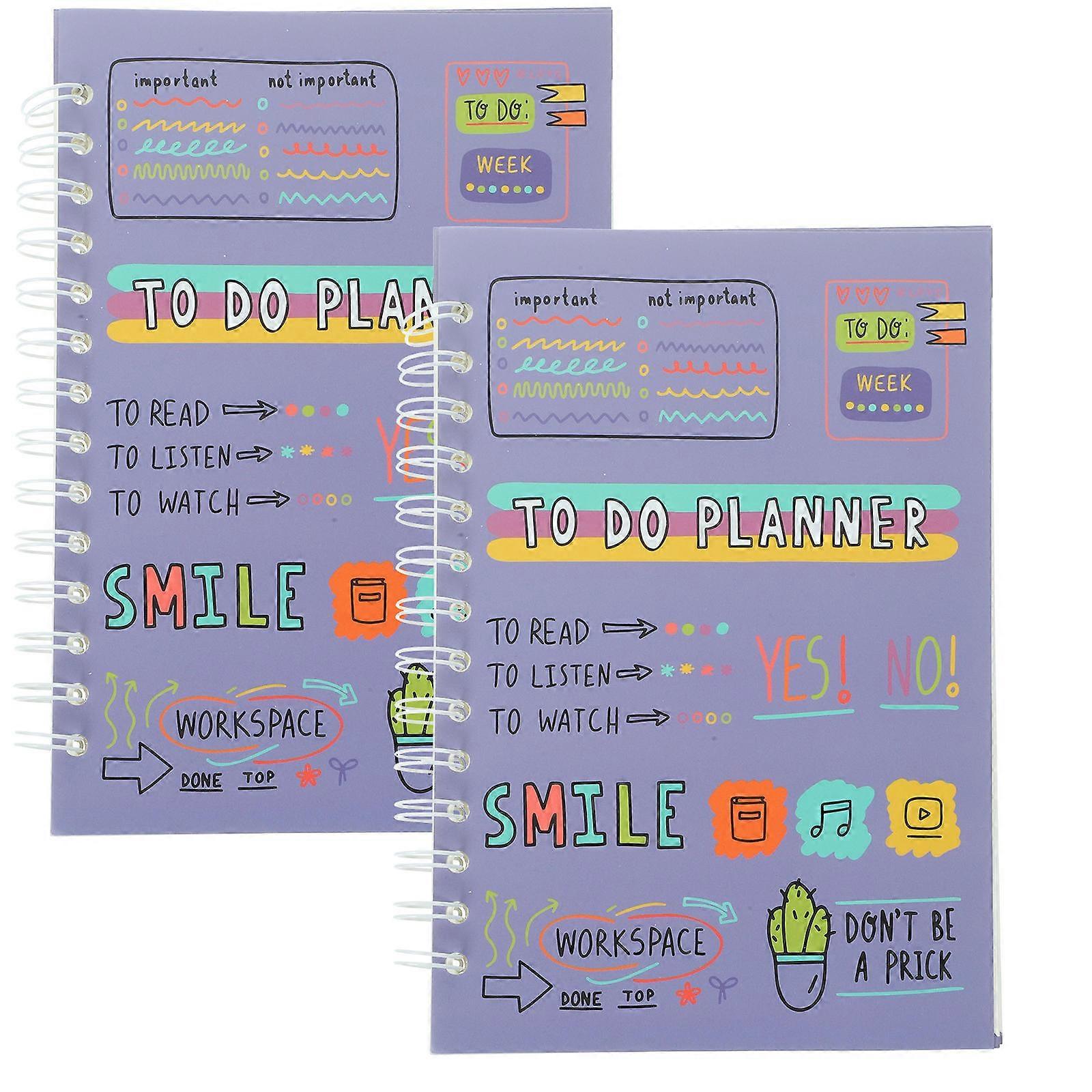 Oxford Notebook Planner Spiral-Bound Work Study Obiectiv Notebook A5 2Pack