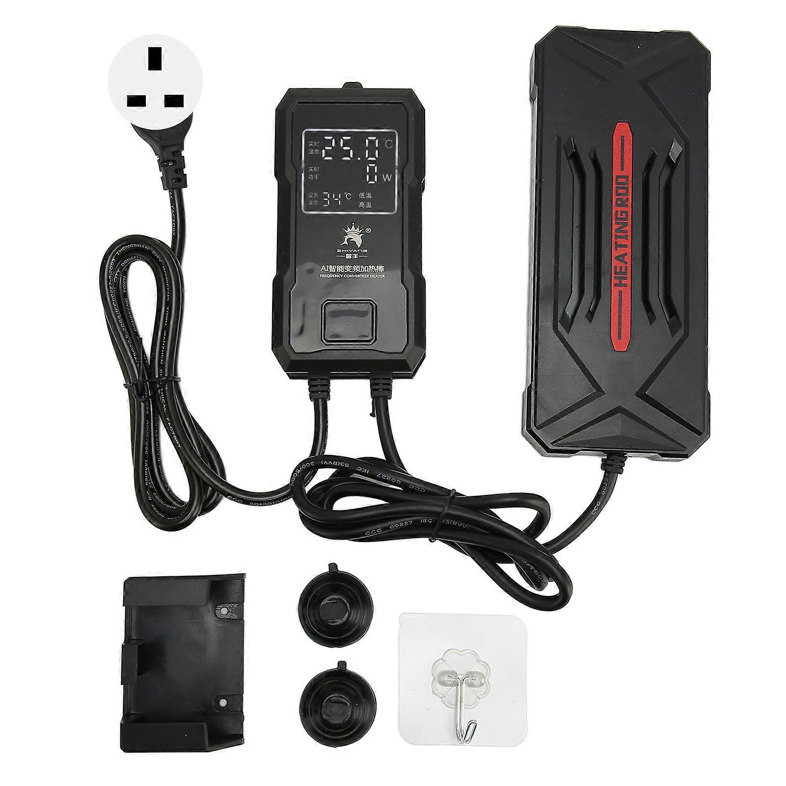 Aquarium Heater Auto Constant Temp LED Digital Controller Safe Submersible Fish Tank Heater UK Plug 220V 800W