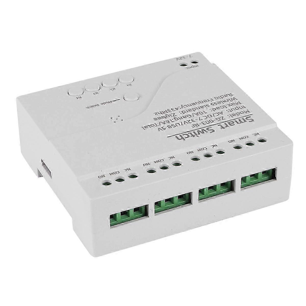4CH Zigbee Wireless Switch,WiFi Switch Module,Remote Control,DIY Smart Home,4 Gang Relay,Work with