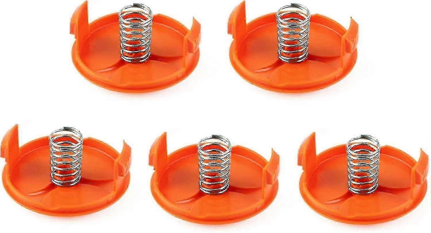2024 5 Pcs Spool Cap for Compatible with Certain Brand Grass Trimmer, Lawn Mower ABS Replacement Spool Cover Cap