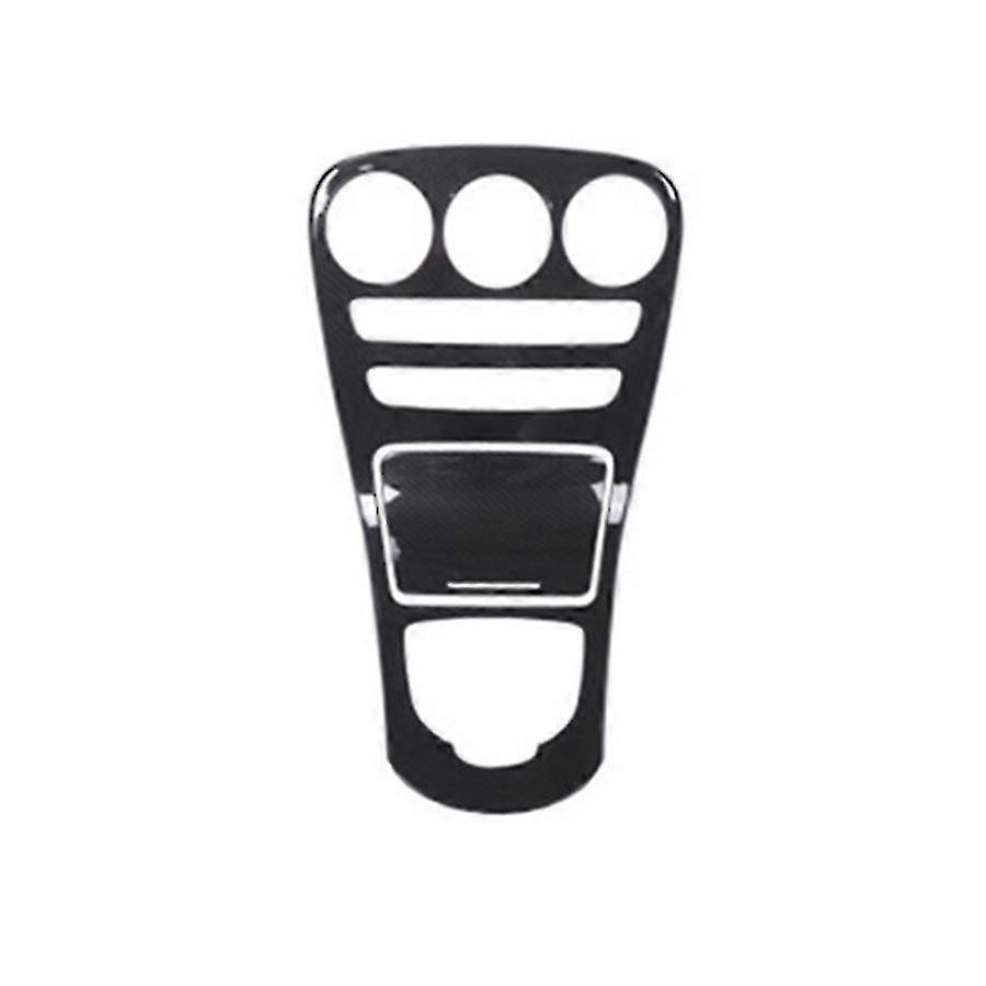 Car Center Console Panel Decoration ABS Carbon Fiber Sticker for C-class W205 and GLC X253