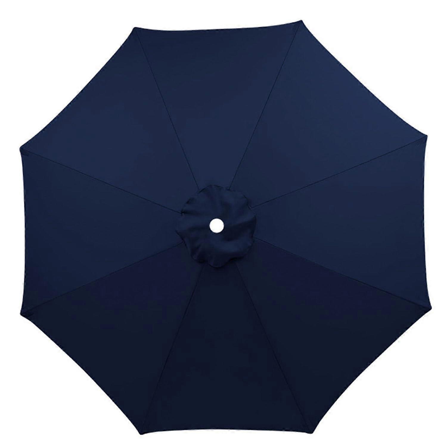 Parasol Replacement Cover 2M 2.3M 2.5M 2.7M 3M for 6 or 8 Struts Round Patio Umbrella Beach Garden Canopy Color5