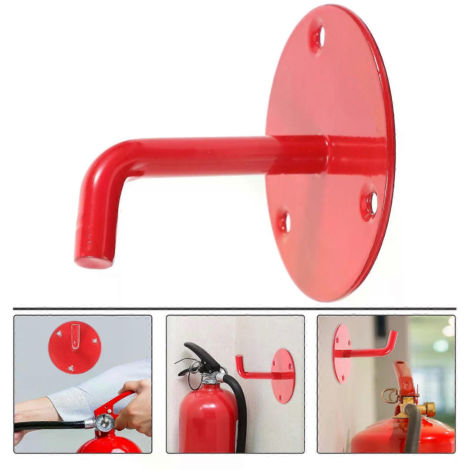 Co2 Double Hanging Bracket Fire Extinguisher Hooks Wall Iron Mount Holder Mounting