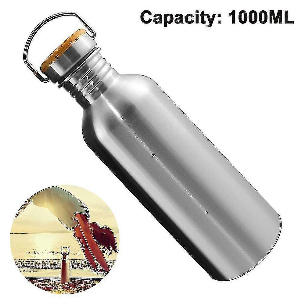 Durable Reusable Water Bottle, Stainless Steel Design