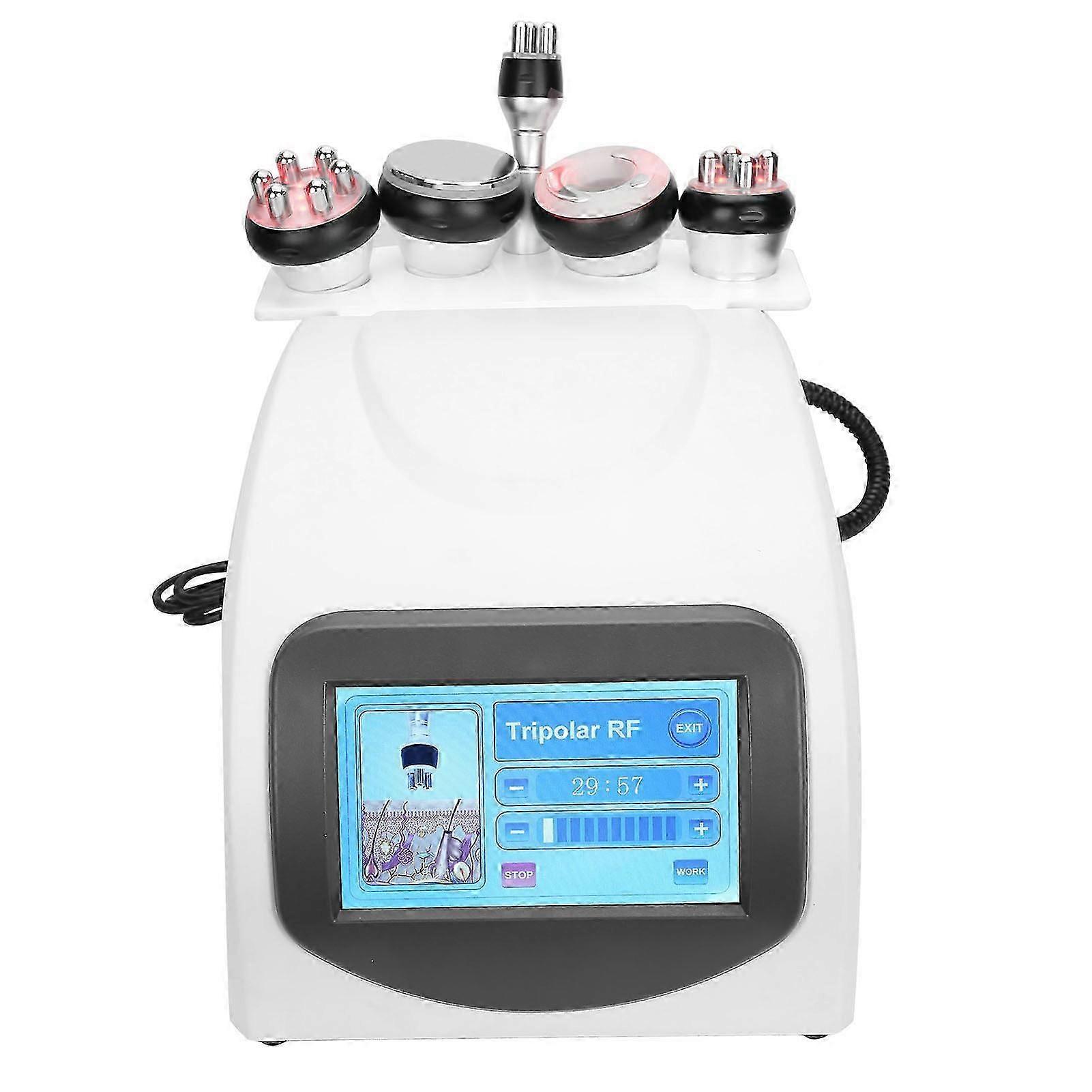 5 In 1 Ultrasonic 40k Rf Body Shaping Slimming Fat Cavitation Machine Cellulite Removal Instrument 110240vus Plug