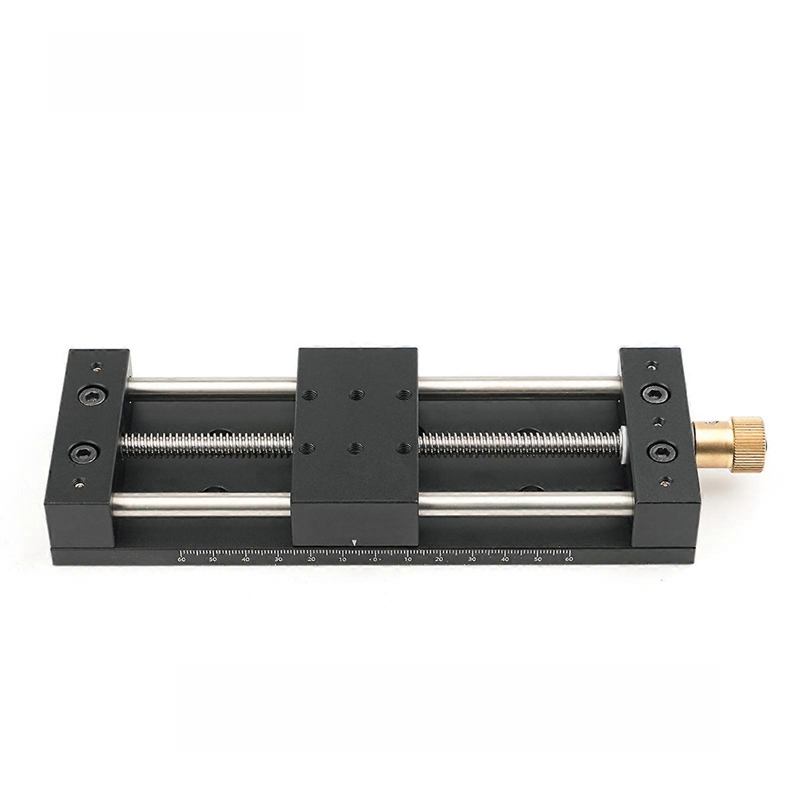 Aluminum Platform Sliding Table Displacement Station Manual Translation Precise Sliding Table Fine Tuning Linear Stage
