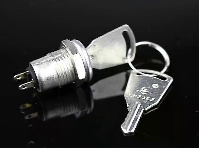 Electronic lock electronic switch key switch telephone switch KS-02 aluminum material ON/OFF