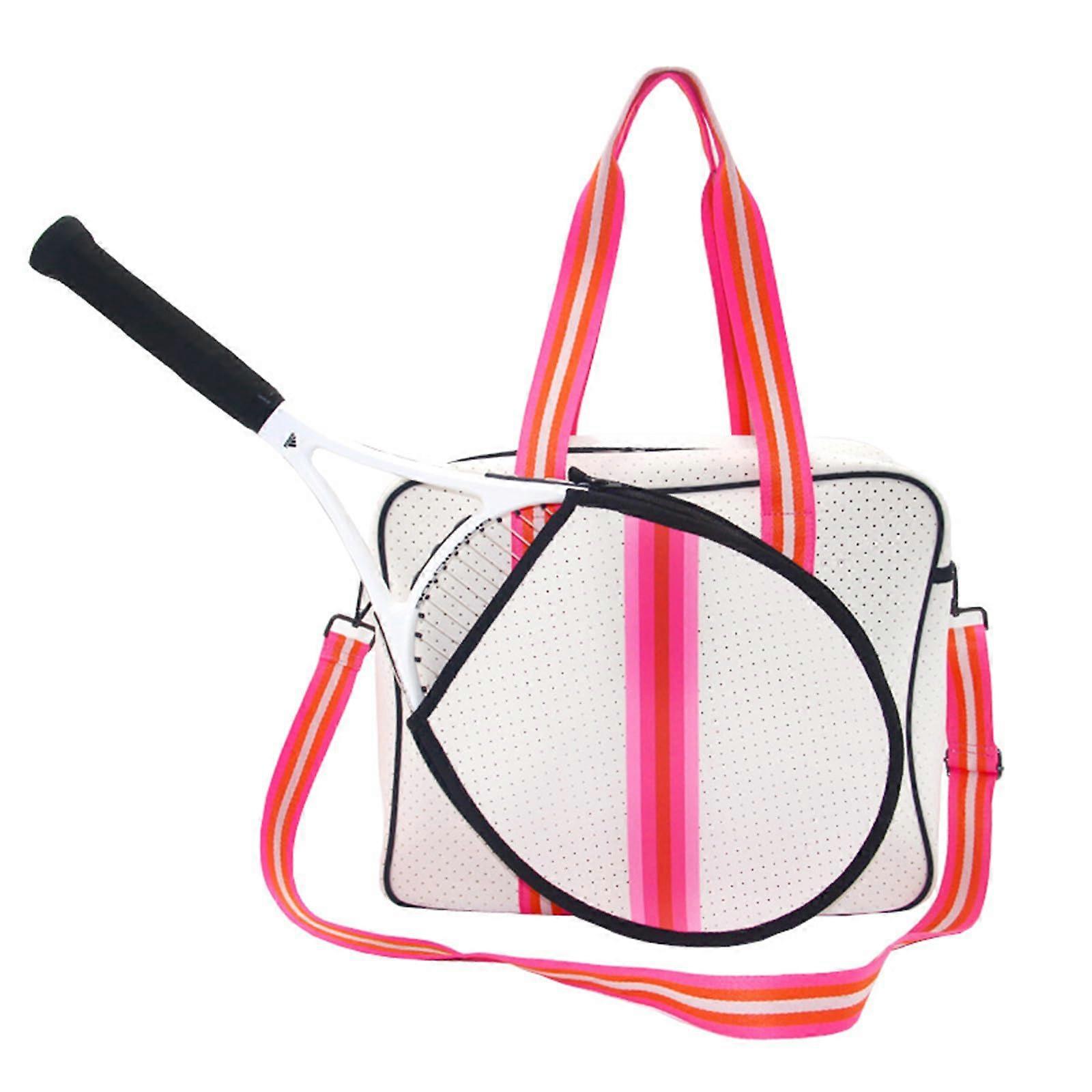 Tennis Bags for Women Neoprene with Removable Shoulder Strap, Lightweight Pickleball Racket Carry Bag H8