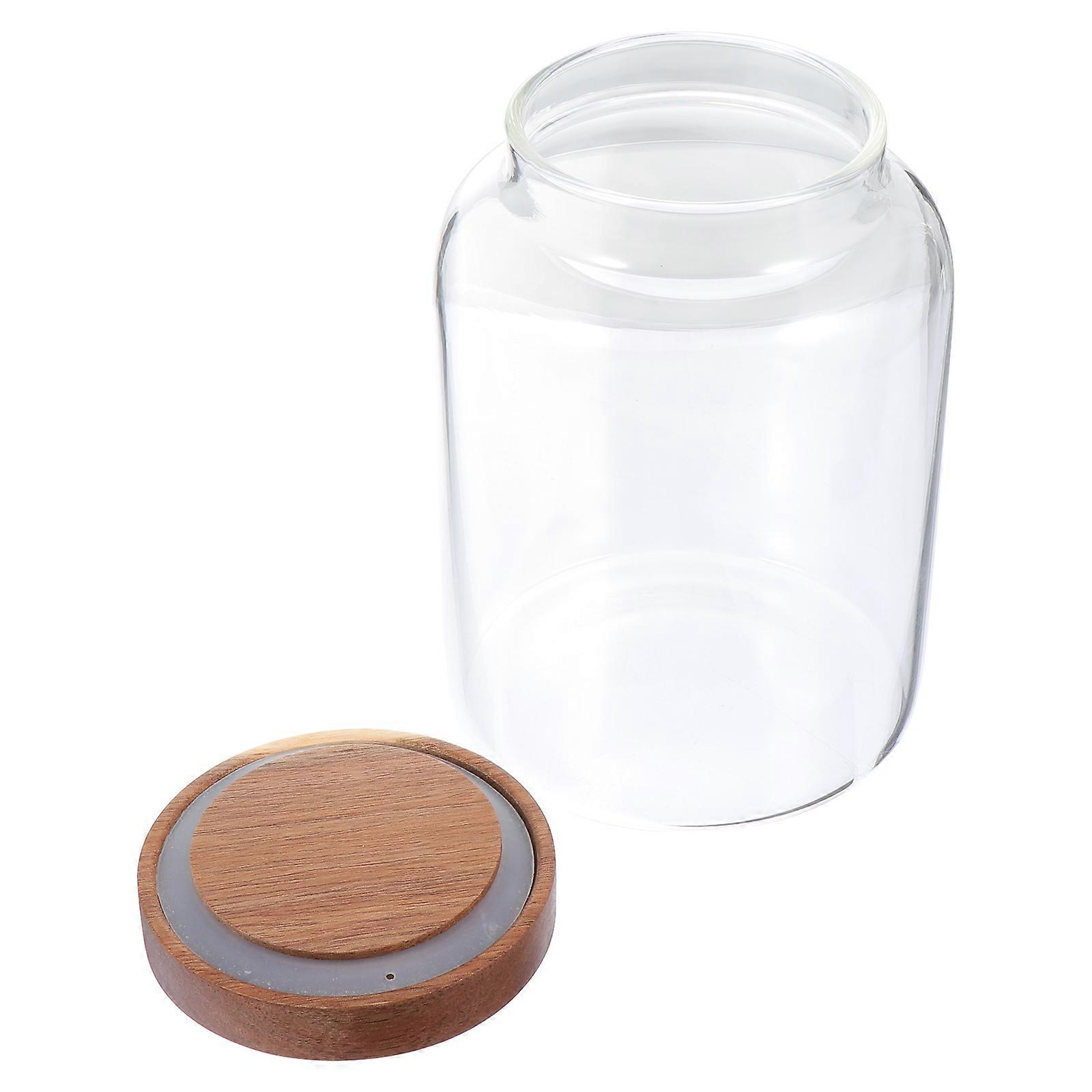 Transparent Sealing Canister for Home Use Made of Synthetic Material Keeps Food Fresh 1pc