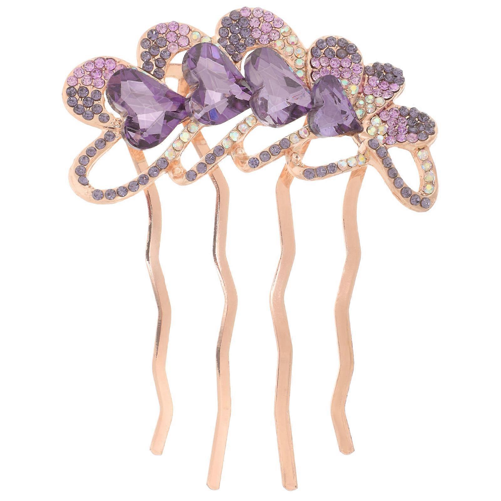 Rhinestone Wedding Hair Comb Clip for Women Stylish Bridal Accessory for Parties, Social Events, and Special Occasions to Enhance Your Look with