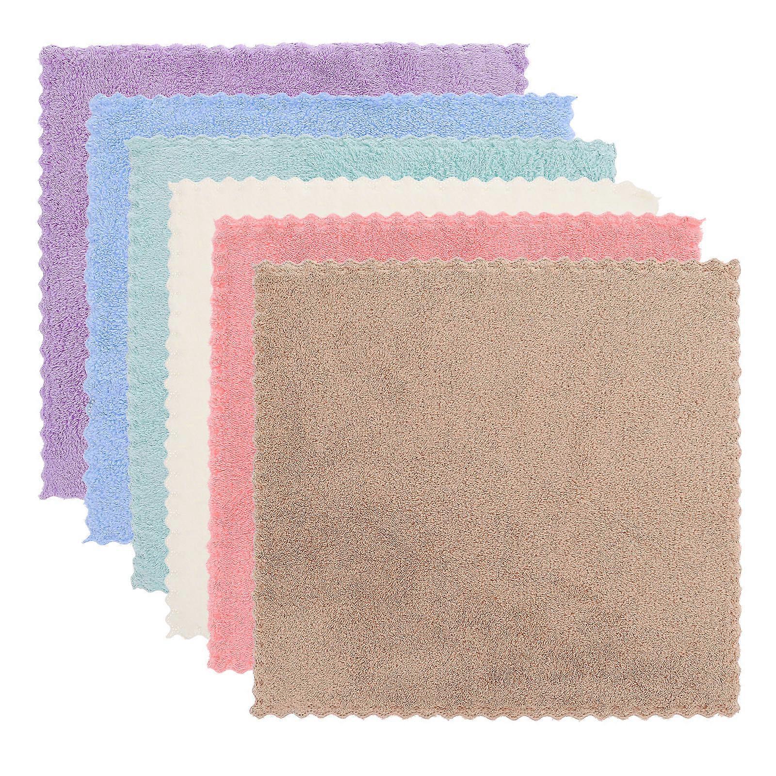 6pcs Ultra Absorbent Coral Fleece Guinea Pig Bath Towels – Lightweight & Comfortable Small Pet Supplies for Hamster Cage Liners & Bedding