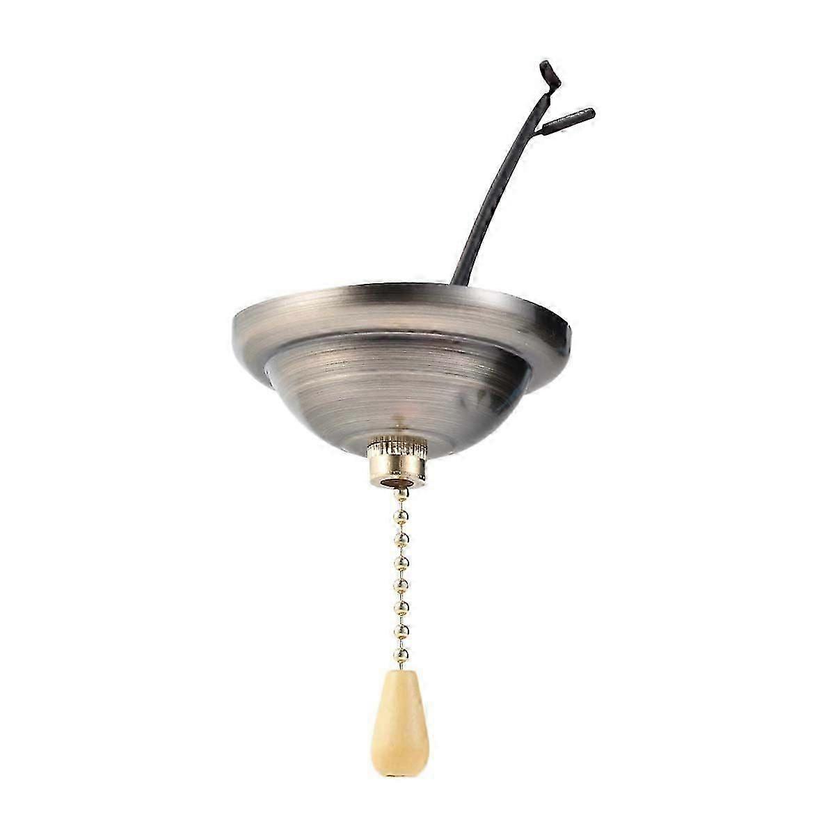 Wire Pulling Switch For Lamp Ceiling Light Indoor Light Ceiling Fan Pull Chain Set(Copper Style).