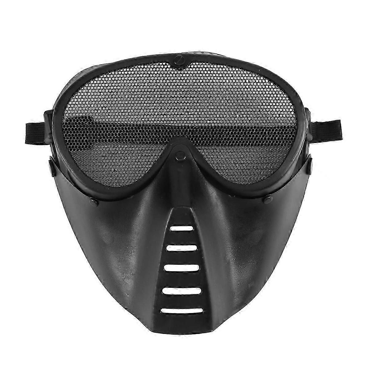 Mask Airsoft protective mask Paintball Black New
