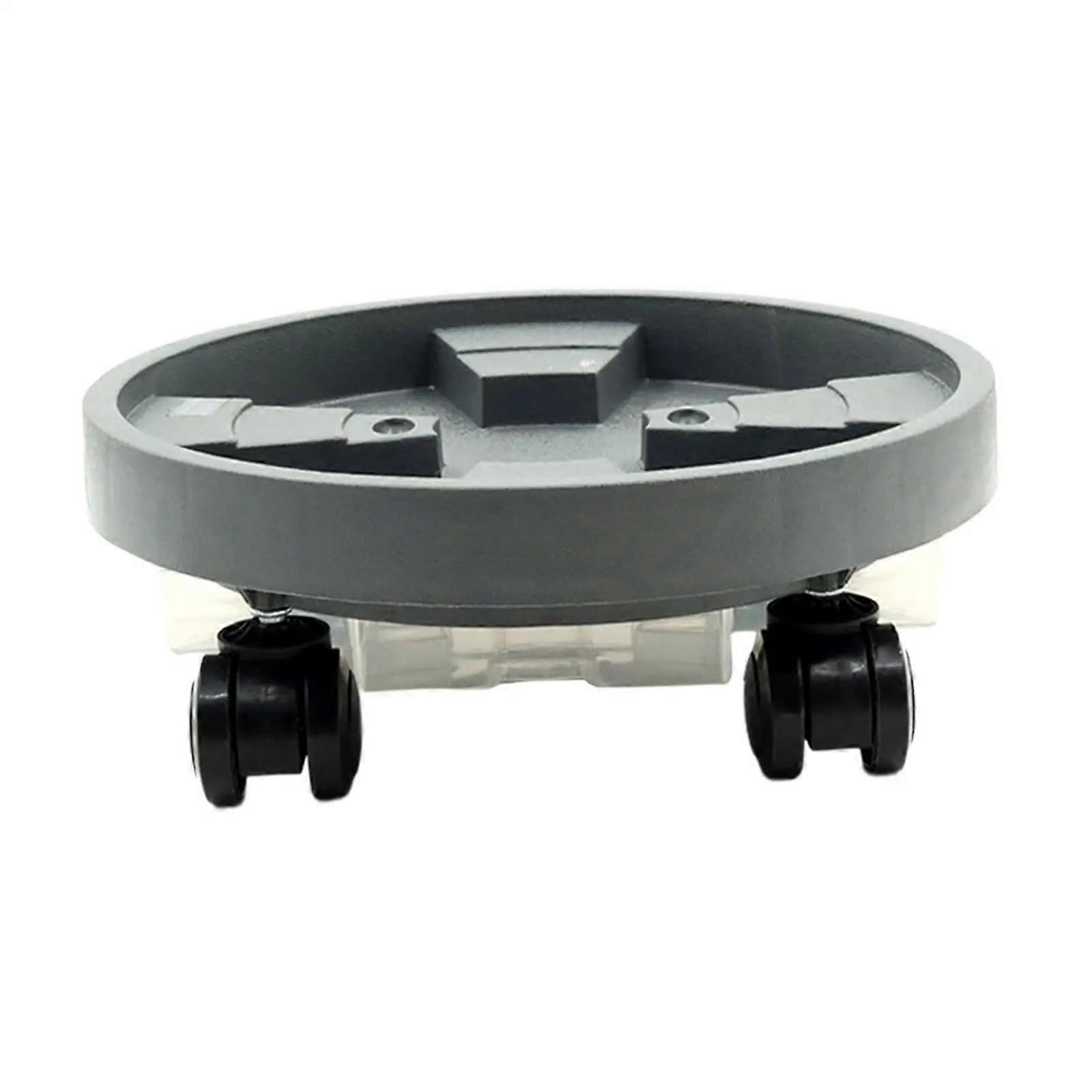 Round garden rolling table, plant shelf, wheels with swivel casters, garden plant stand for flower pots indoors, flower roller