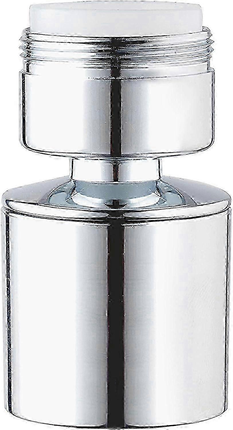 360-Degree Swivel Aerator with Water-Saving Sieve - Kitchen & Bathroom Faucet Aerator for 24mm External Thread (M24) with 2 Flow Rates
