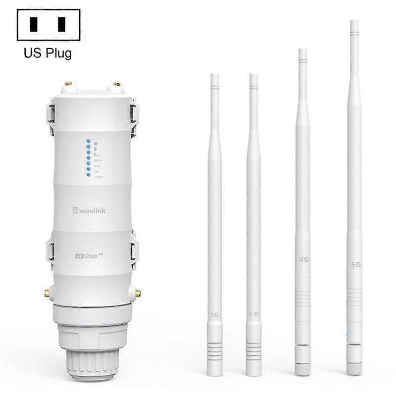 Met SIM-kaartsleuf 4G LTE Dual Band Router US Plug